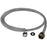 8' of Clear 3/16" ID Standard Beer Connector Kit with Hex Nut - Beverage Time