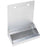 12" Brushed Stainless Steel Wall Mount Drip Tray with 2 Holes