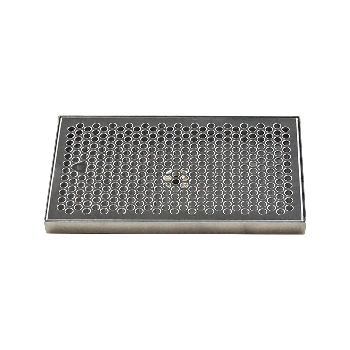 Stainless steel drip tray with SS insert no drain 5-3/8 x 3/4 x 10-3/8