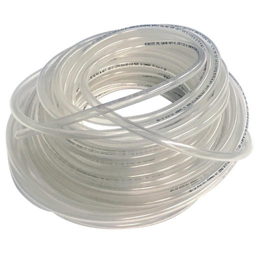 NSF Certified 3/8"ID Clear Flexible Total Barrier Beer Tubing by the Foot