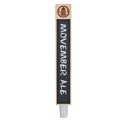 Craft Beer Branded Natural Baton Chalkboard Beer Tap Handle