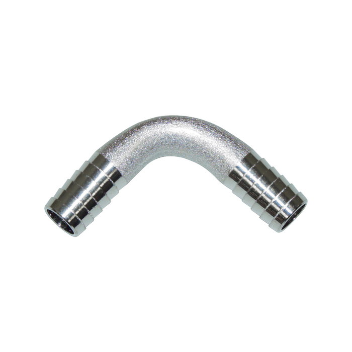 90° Barbed Fitting for 3/8" ID Tubing - 304SS