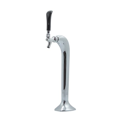 Chrome 1 Tap Mongoose Tower - Glycol Cooled - Beverage Time