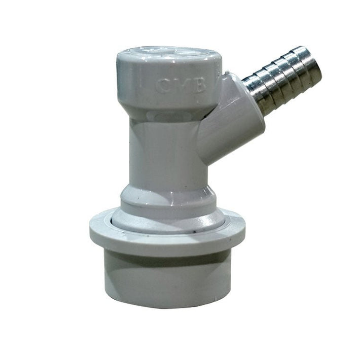 CMB Grey Ball Lock Gas Quick Disconnect - 3/8" Barb - Beverage Time