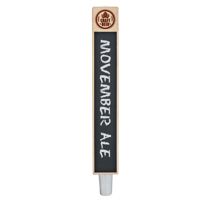Craft Beer Branded Natural Baton Chalkboard Beer Tap Handle - Beverage Time