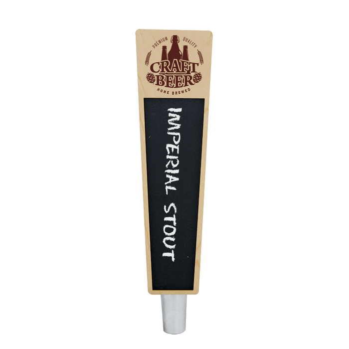 Craft Beer Branded Natural Mini Trap-Z Chalkboard Beer Tap Handle - Beverage Time