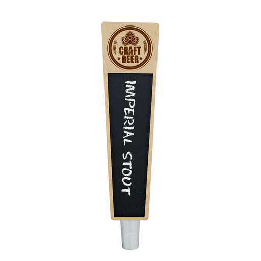 Craft Beer Branded Natural Mini Trap-Z Chalkboard Beer Tap Handle - Beverage Time