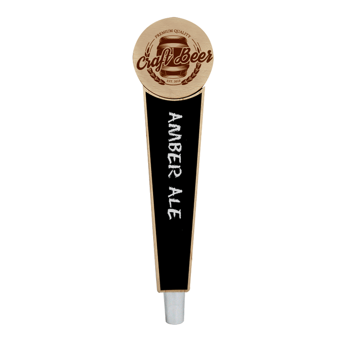Craft Beer Branded Natural Victory Chalkboard Beer Tap Handle - Beverage Time