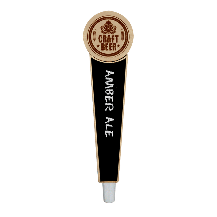 Craft Beer Branded Natural Victory Chalkboard Beer Tap Handle - Beverage Time