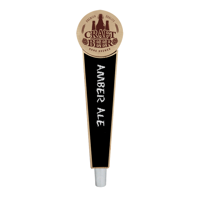 Craft Beer Branded Natural Victory Chalkboard Beer Tap Handle - Beverage Time