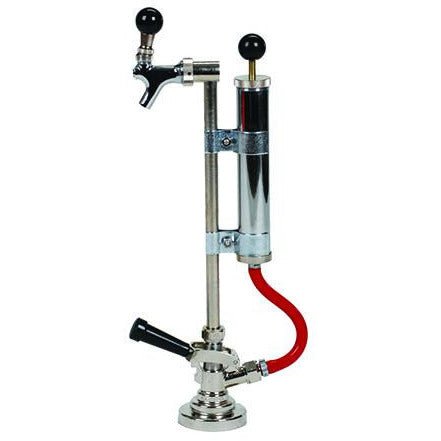 Deluxe 8" Party Keg Pump with Rod, Beer Faucet & "G" System Beer Coupler - Beverage Time