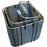 Jockey Box Stainless Steel Coil with Integrated 304SS Flow Control - 120' Square - Beverage Time