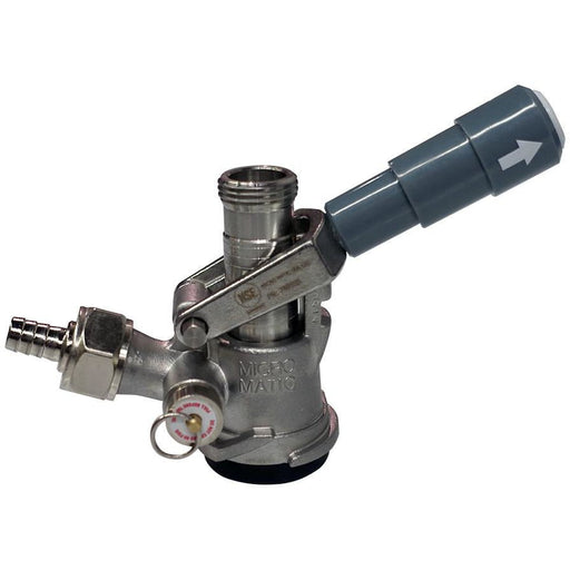 Micro Matic "S" System Keg Beer Coupler -304SS Body and Probe - Beverage Time