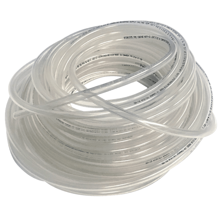 NSF Certified 3/8"ID Clear Flexible Total Barrier Beer Tubing by the Foot - Beverage Time