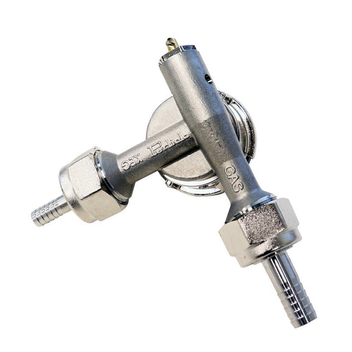 Perlick 304SS Lo-Boy Low Profile "D" Keg Beer Coupler - Beverage Time