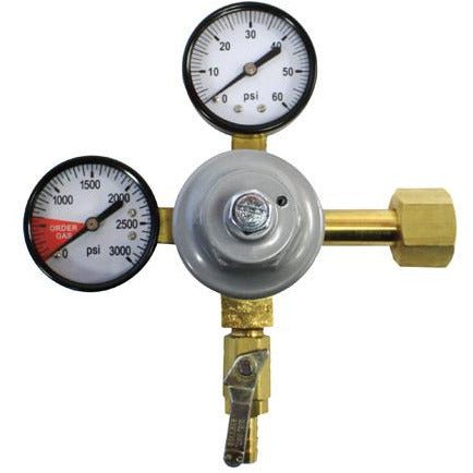 Taprite 60lb Co2 Primary Regulator with Barbed Shut-Off - Beverage Time