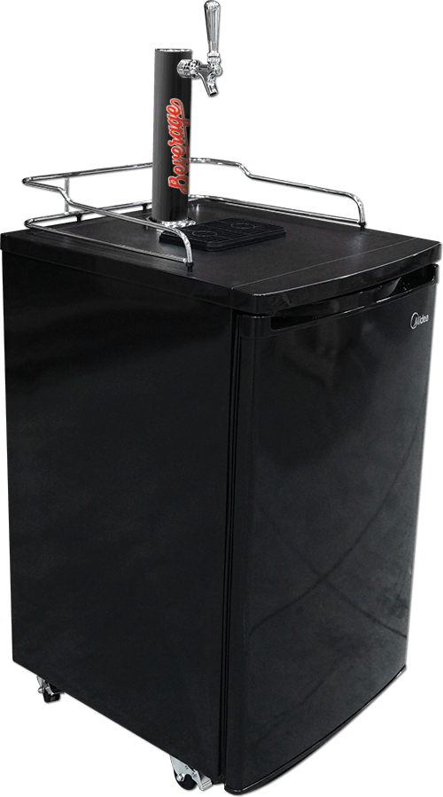 Vinyl Graphic Wraps on a Kegerator - Beverage Time