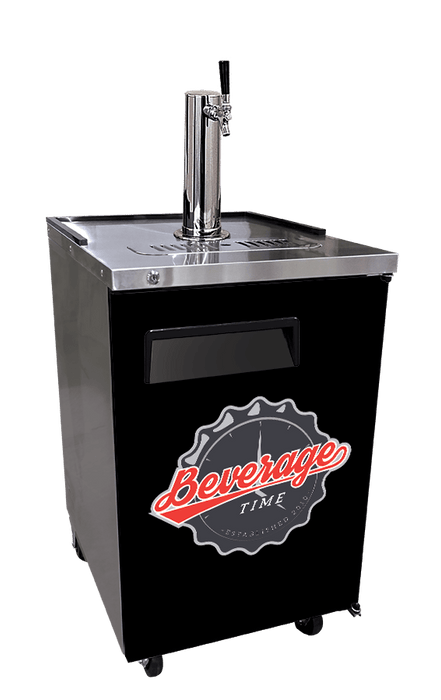 Vinyl Graphic Wraps on a Kegerator - Beverage Time