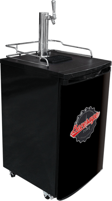 Vinyl Graphic Wraps on a Kegerator - Beverage Time