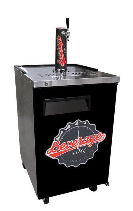 Vinyl Graphic Wraps on a Kegerator - Beverage Time