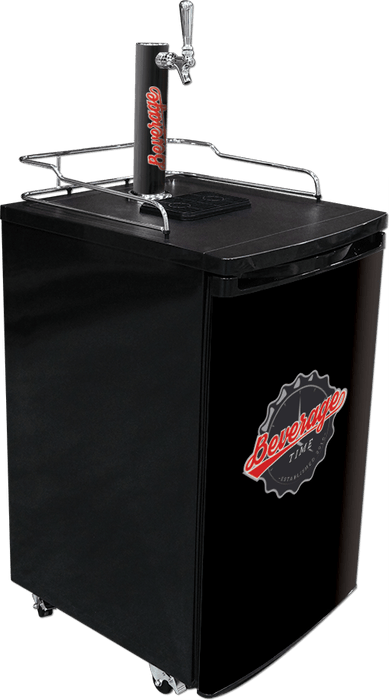 Vinyl Graphic Wraps on a Kegerator - Beverage Time