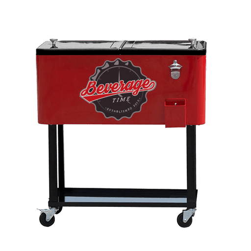 Vinyl Graphic Wraps on a Portable Picnic Cooler - Beverage Time